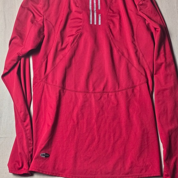 Adidas Red Climacool Long Sleeve Base Layer Shirt Size L - Picture 9 of 12
